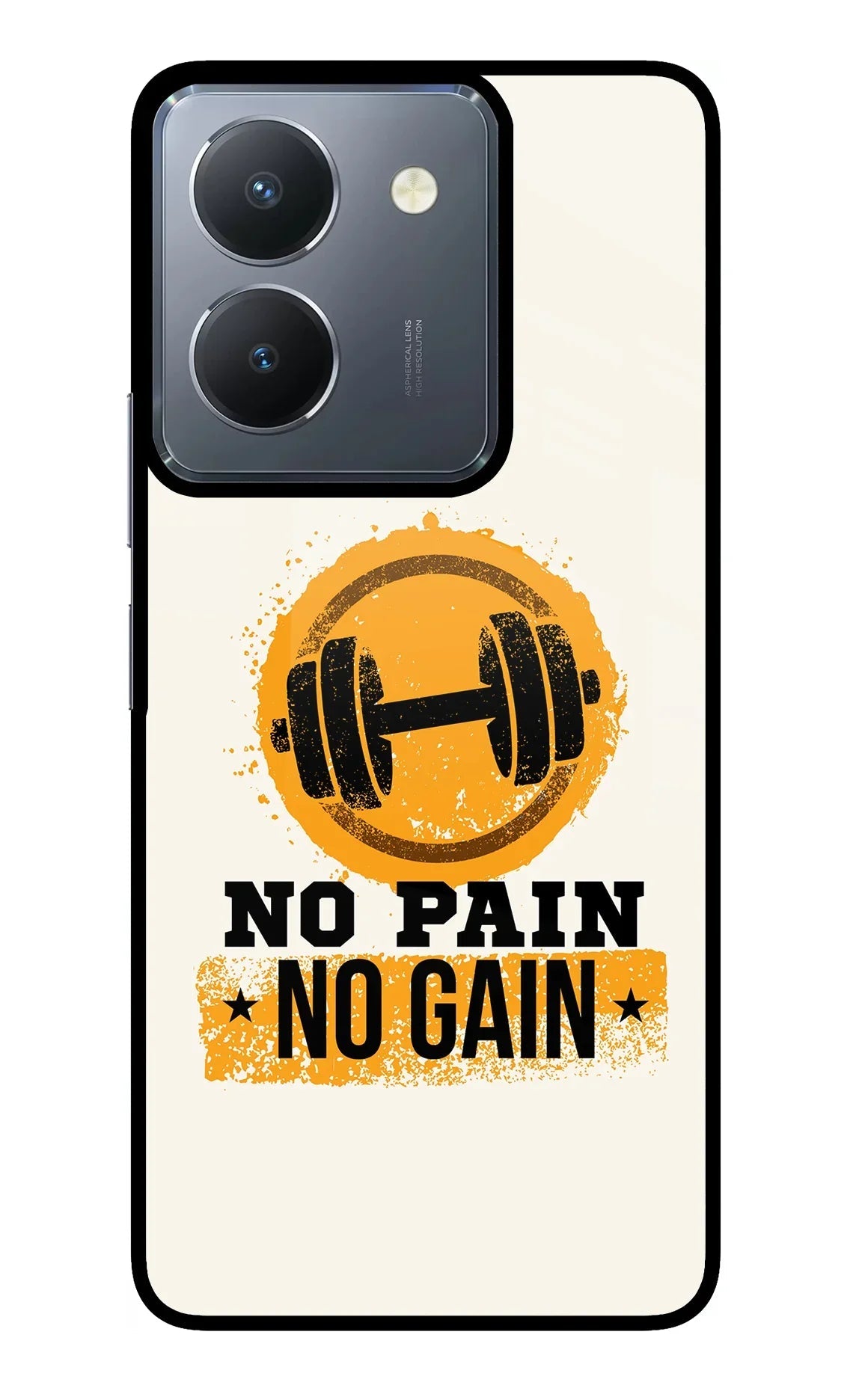 No Pain No Gain Vivo Y36 Back Cover