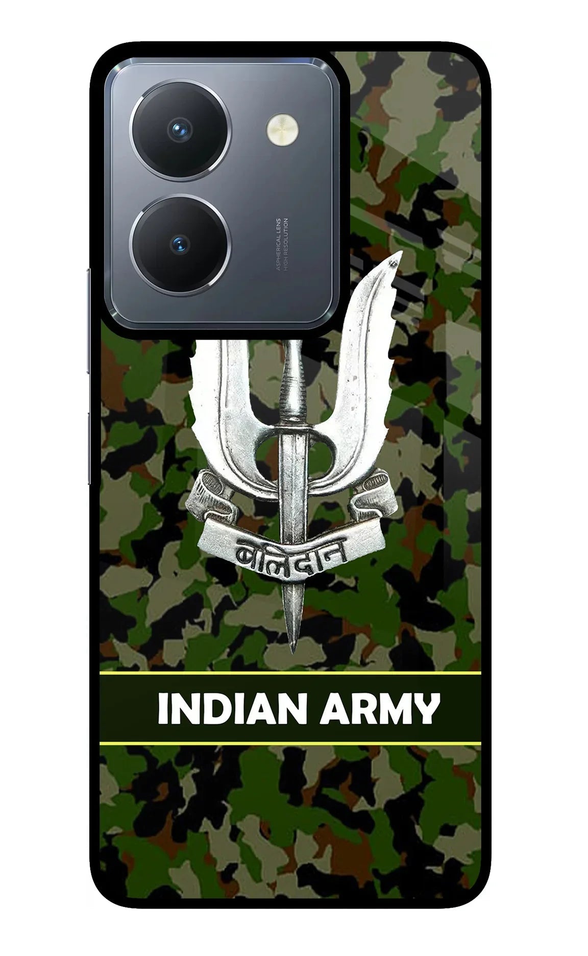 Balidan Indian Logo Vivo Y36 Glass Case