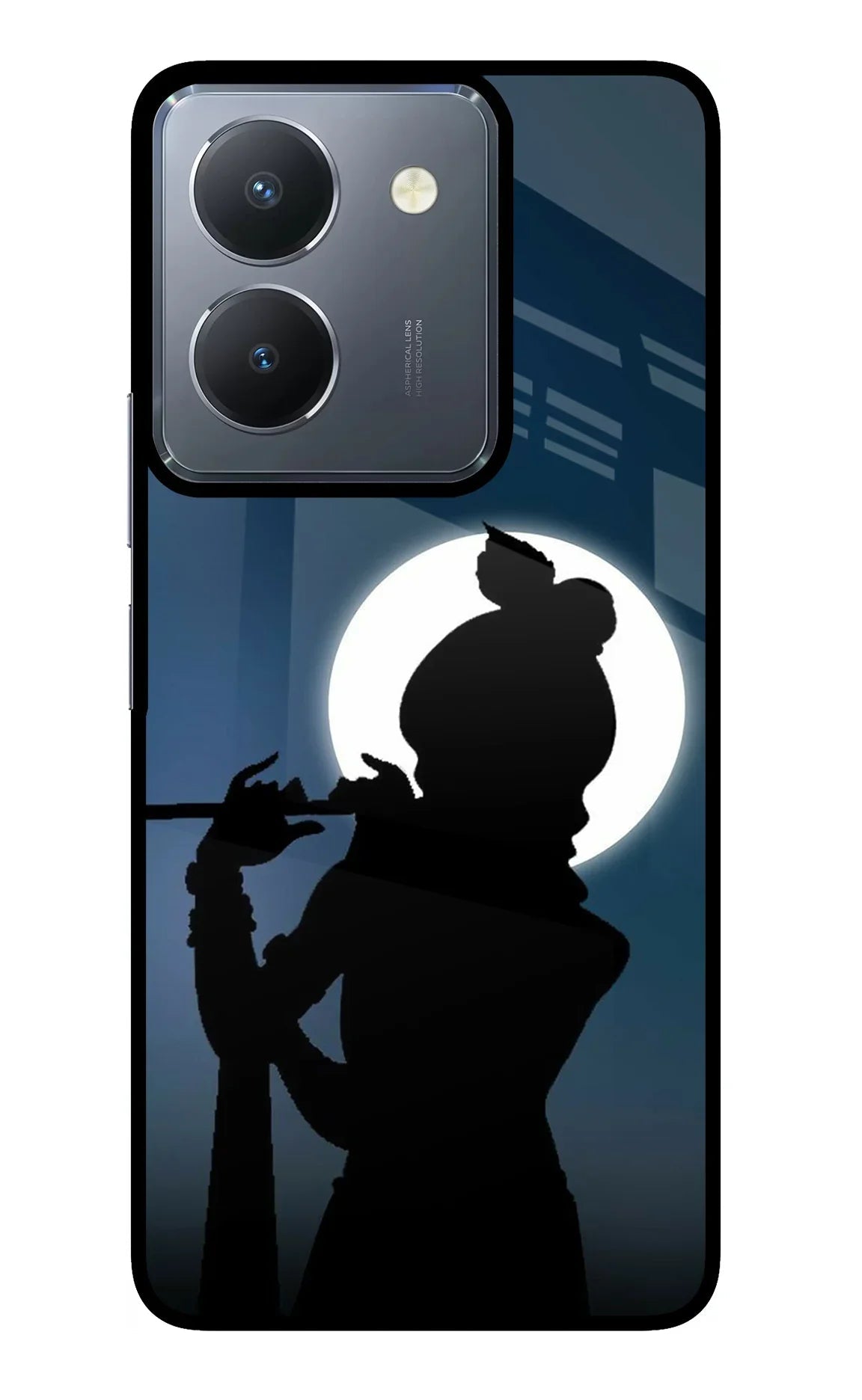 Shri Krishna Silhouette Vivo Y36 Back Cover