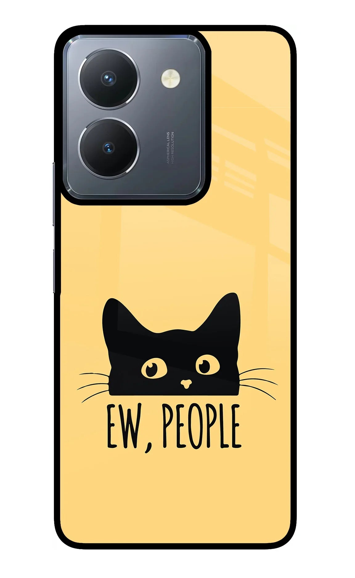 Ew People Catitude Vivo Y36 Glass Case