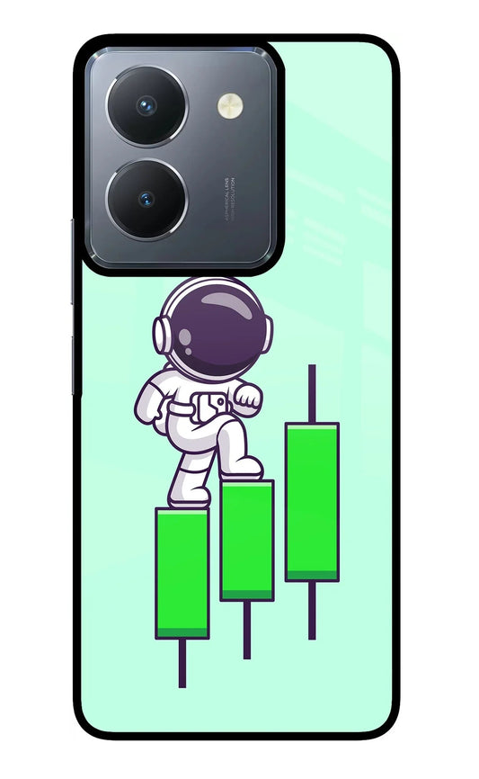 Astronaut Trader Vivo Y36 Glass Case