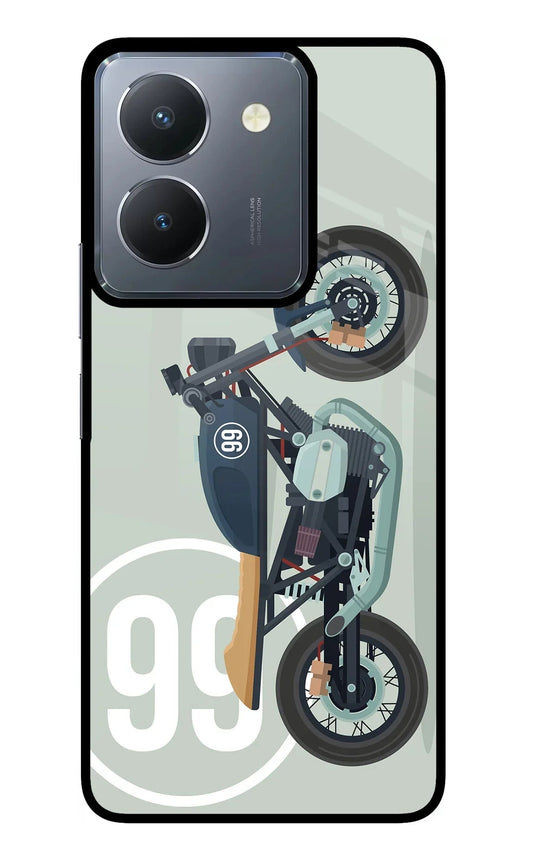 Classic Cafe Racer 99 Vivo Y36 Glass Case