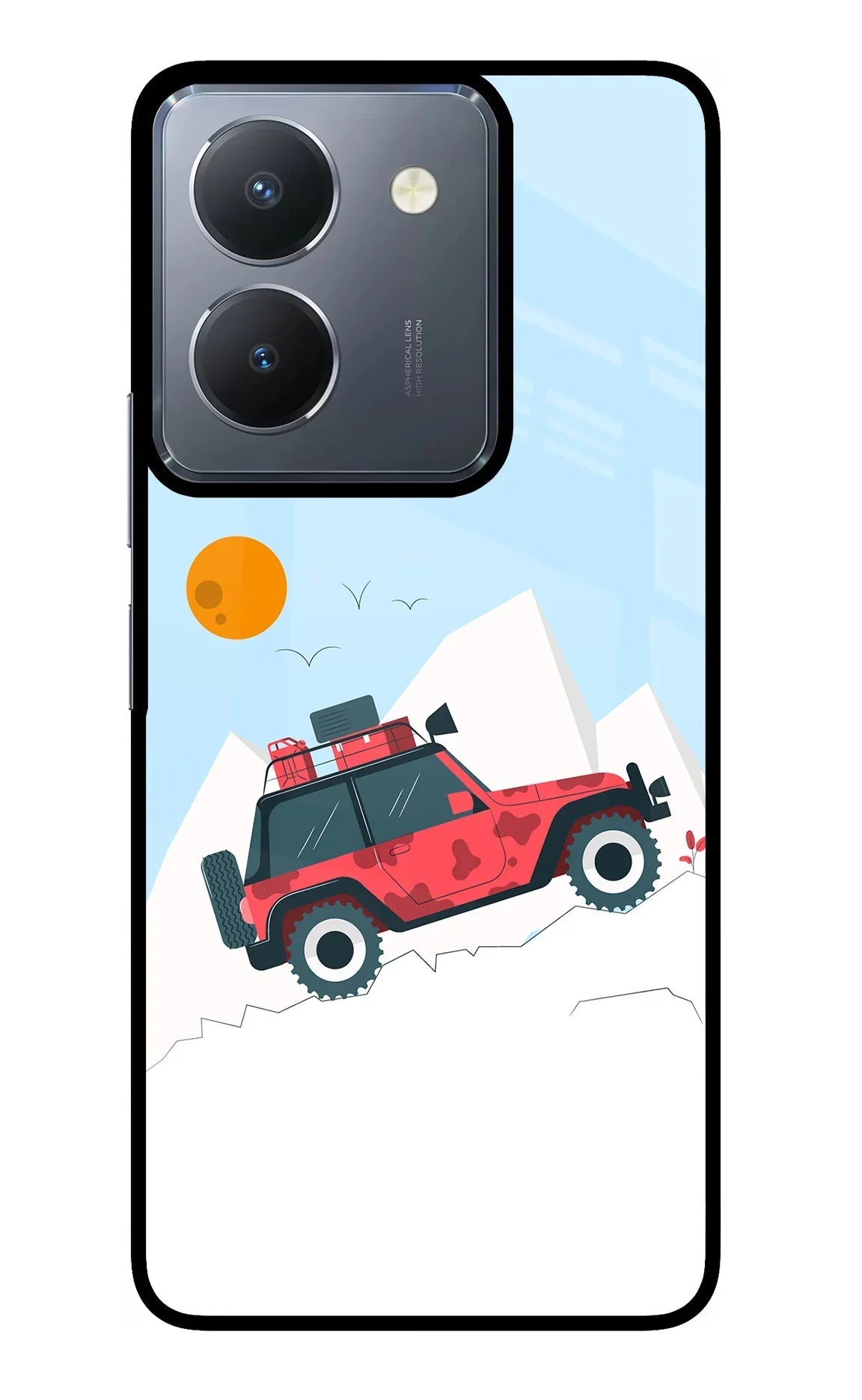 Mountain Trail Beast Vivo Y36 Glass Case