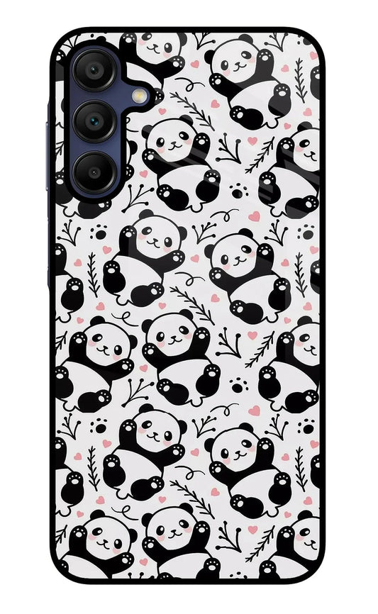 Cute Panda Samsung A15 5G Glass Case