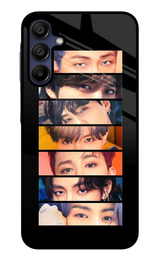 BTS Eyes Samsung A15 5G Glass Case