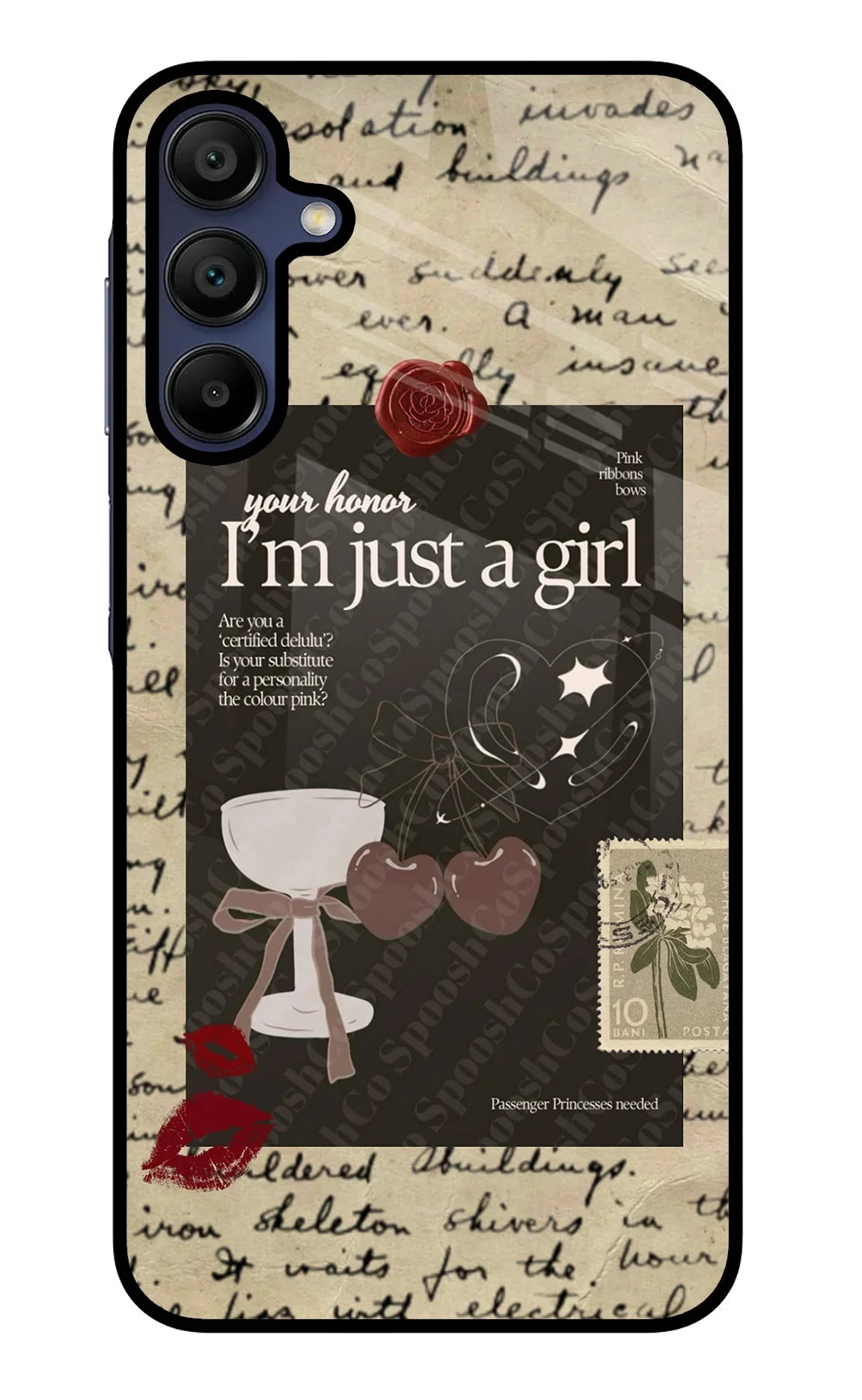 I am just a girl Samsung A15 5G Glass Case