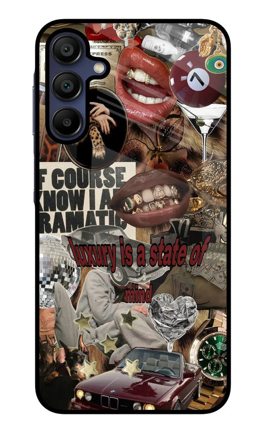 Luxury Samsung A15 5G Glass Case