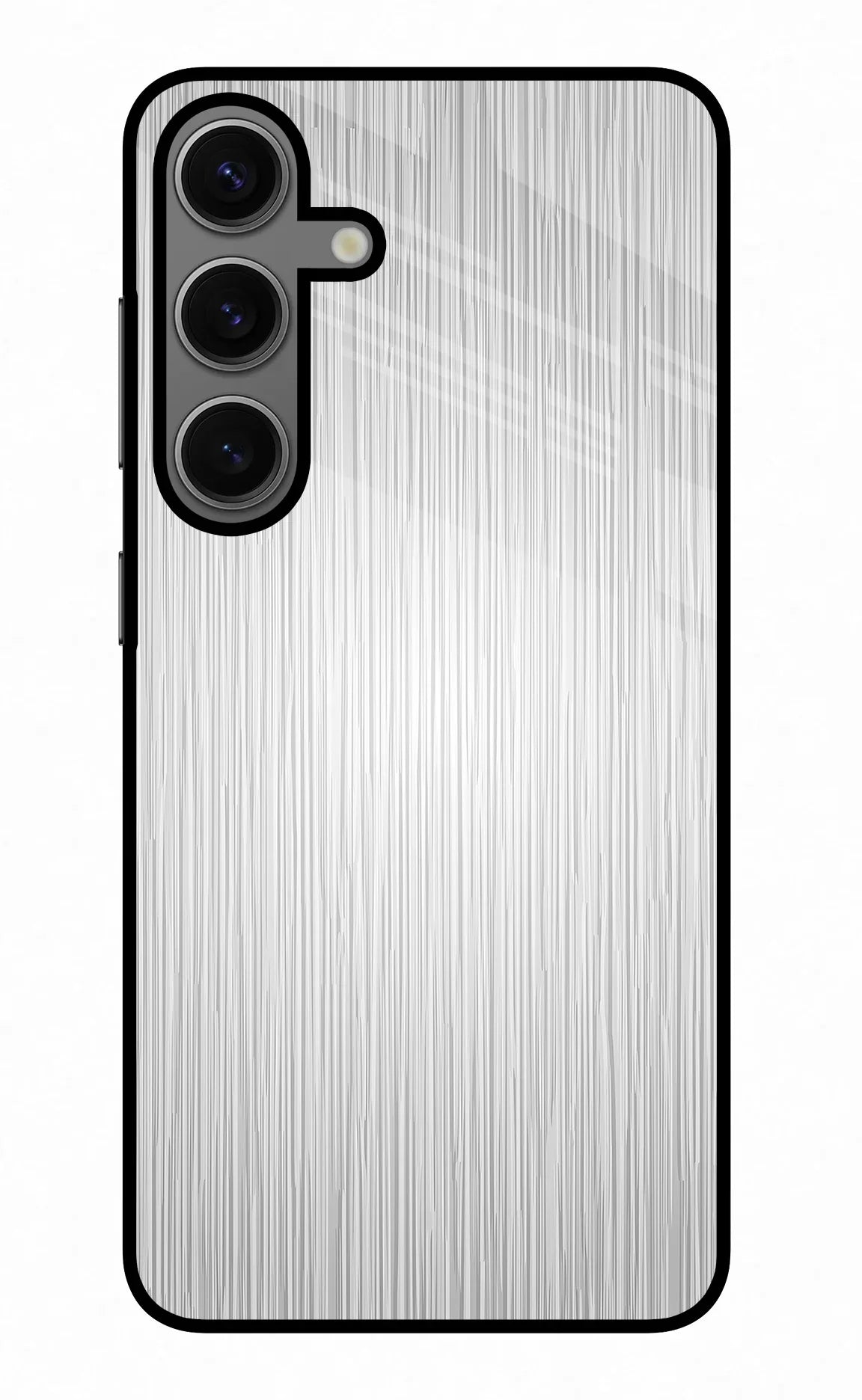 Wooden Grey Texture Samsung S24 Back Cover