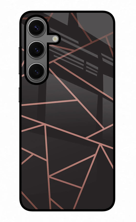 Geometric Pattern Samsung S24 Glass Case