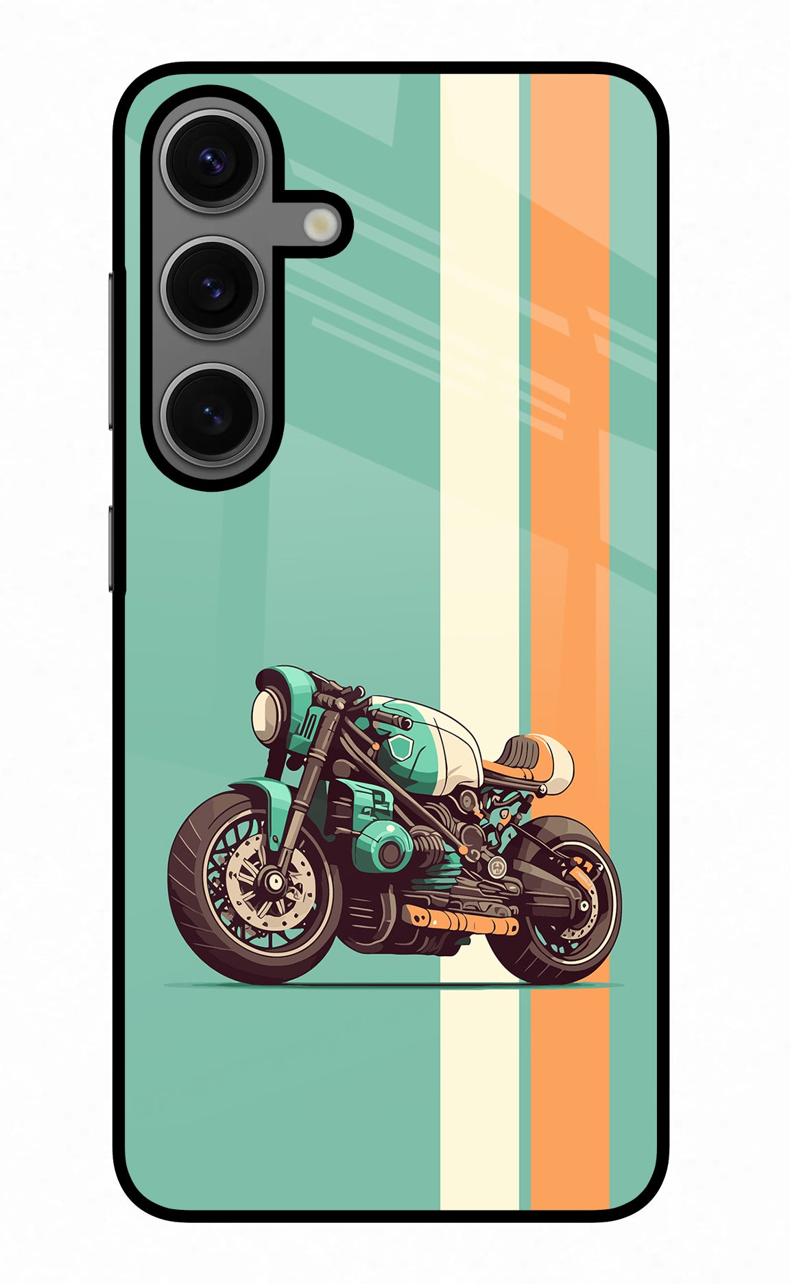 Striped Moto Drift Samsung S24 Back Cover