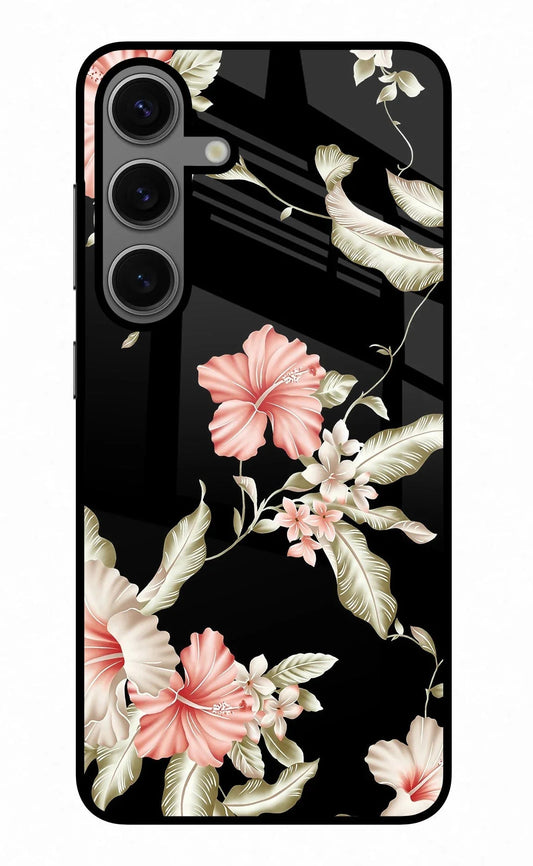 Flowers Samsung S24 Plus Glass Case