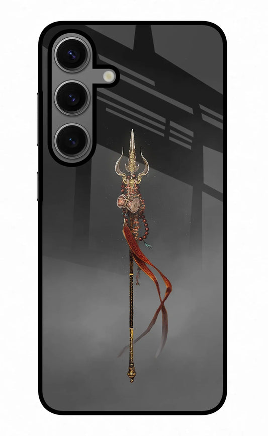 Shiv Trishul Samsung S24 Plus Glass Case