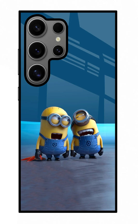 Minion Laughing Samsung S24 Ultra Back Cover