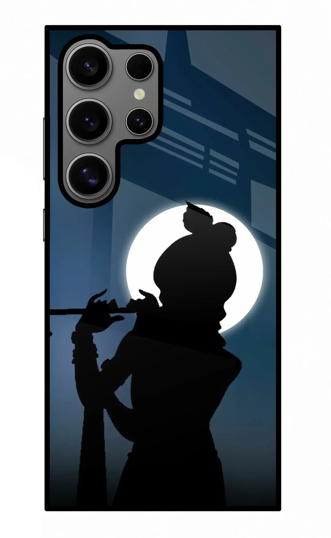 Shri Krishna Silhouette Samsung S24 Ultra Back Cover