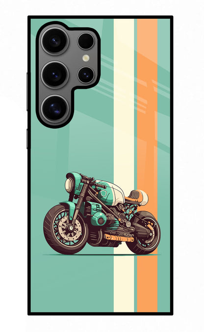 Striped Moto Drift Samsung S24 Ultra Back Cover