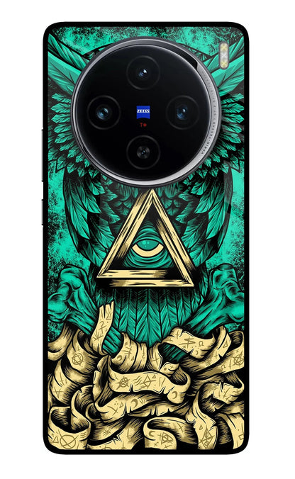 Green Owl Vivo X100 Back Cover