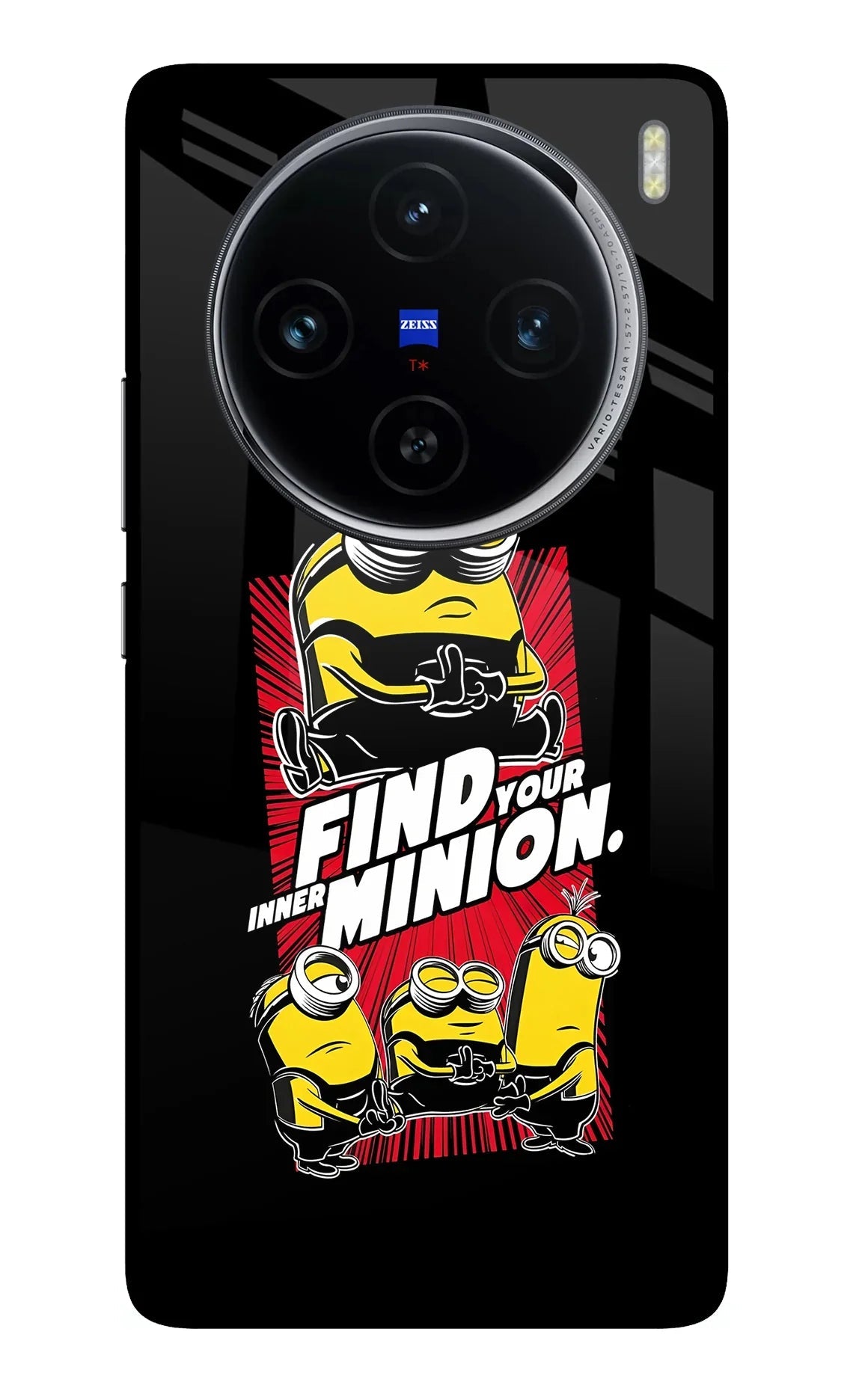 Find your inner Minion Vivo X100 Glass Case