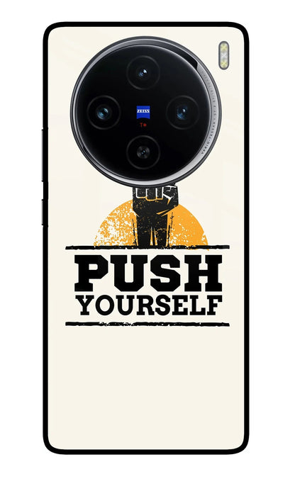 Push Yourself Vivo X100 Back Cover