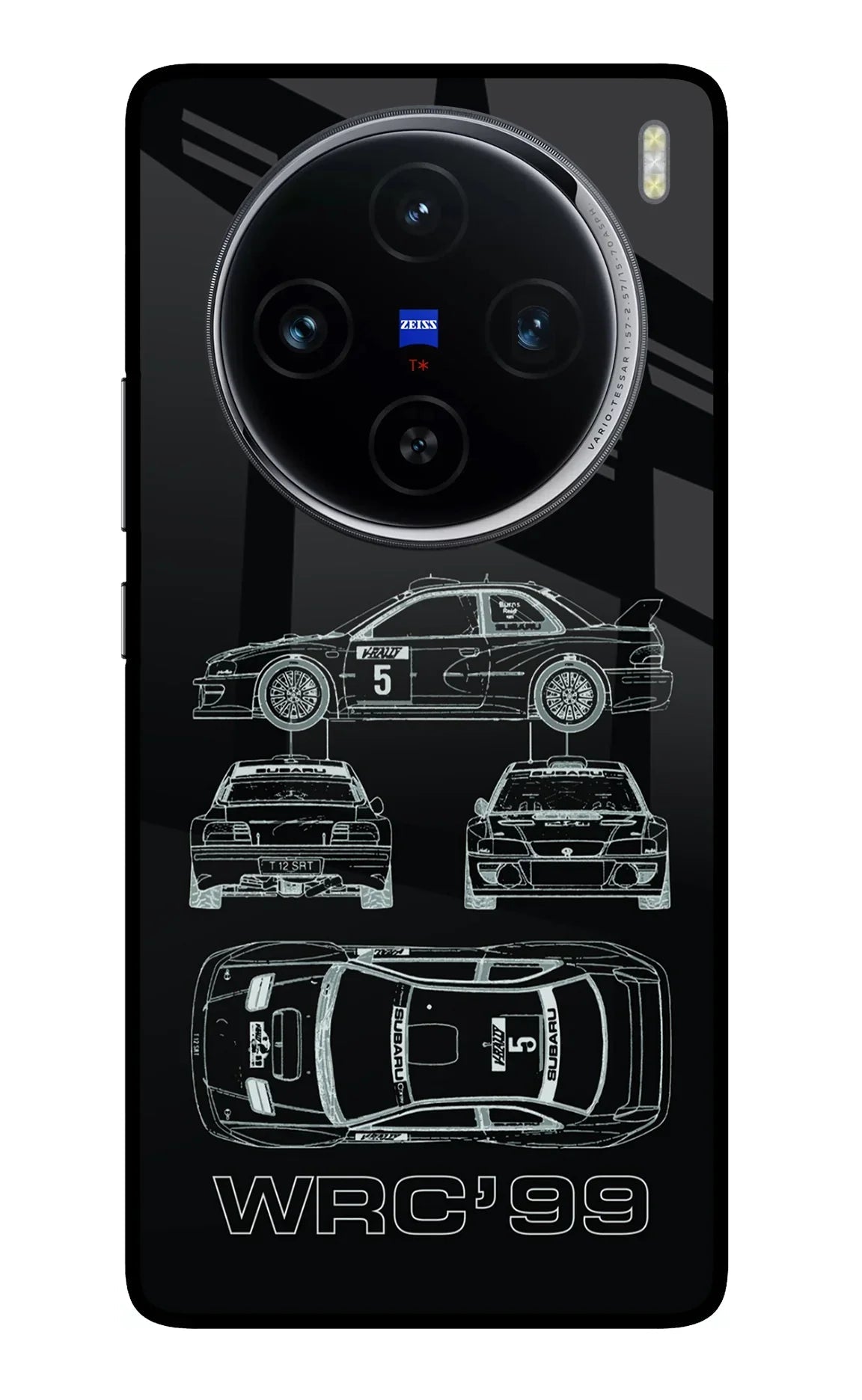 WRC'99 Vivo X100 Glass Case