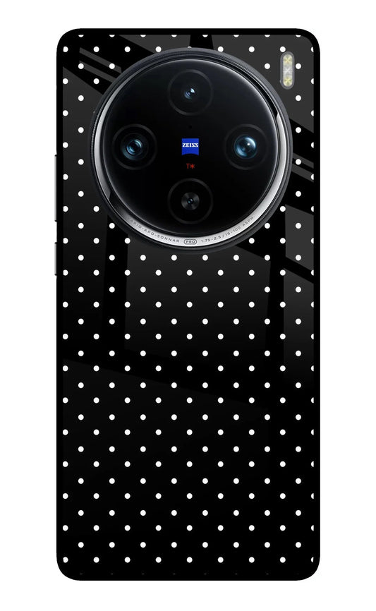 White Dots Vivo X100 Pro Back Cover