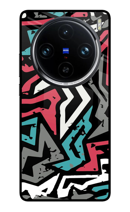 Geometric Graffiti Vivo X100 Pro Back Cover