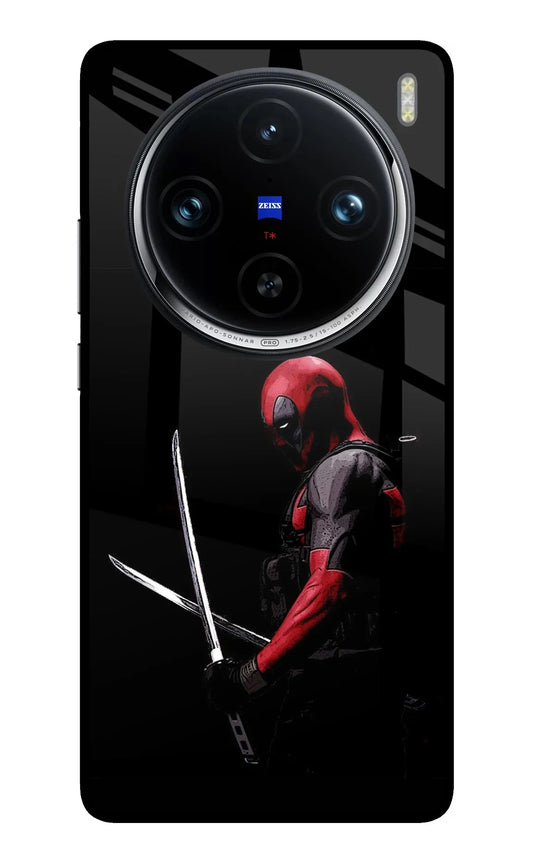Deadpool Vivo X100 Pro Glass Case