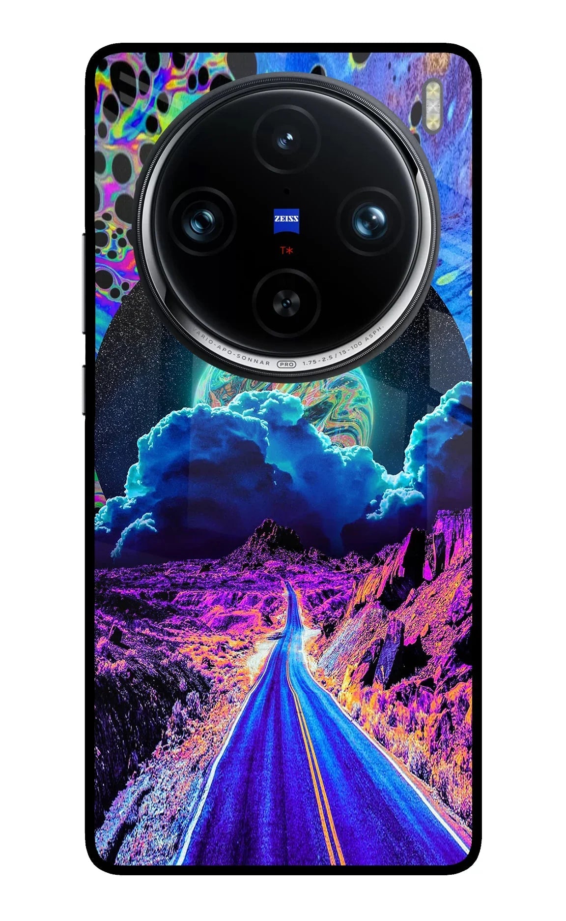 Psychedelic Painting Vivo X100 Pro Glass Case