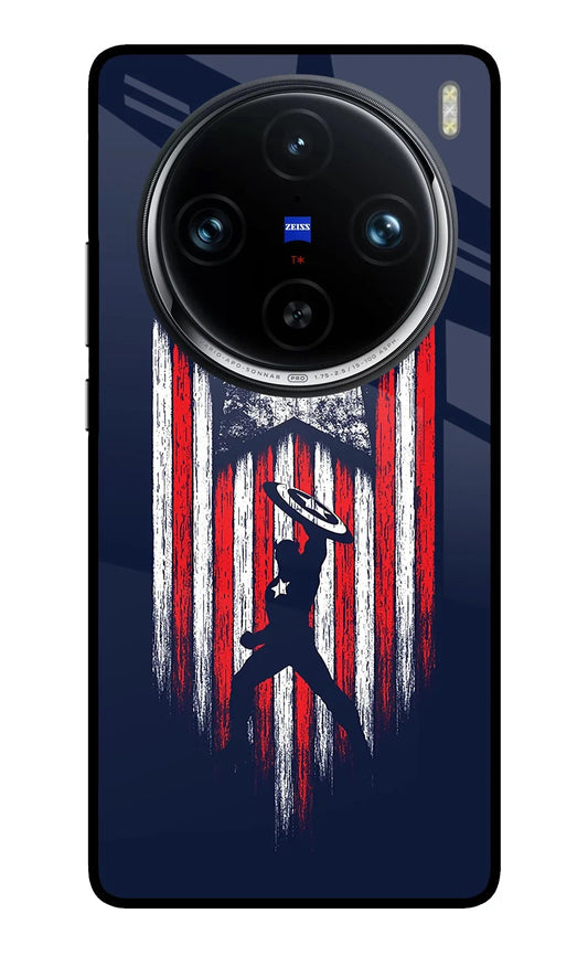 Captain America Marvel Art Vivo X100 Pro Back Cover