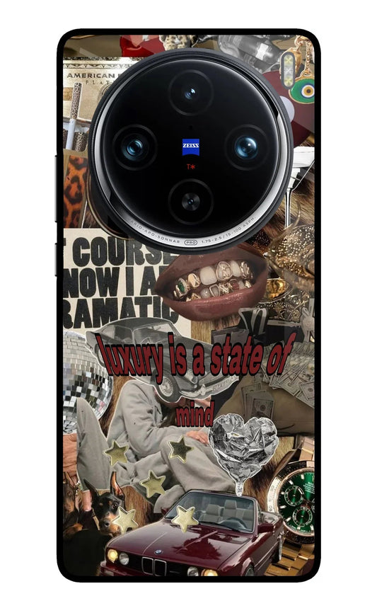 Luxury Vivo X100 Pro Glass Case
