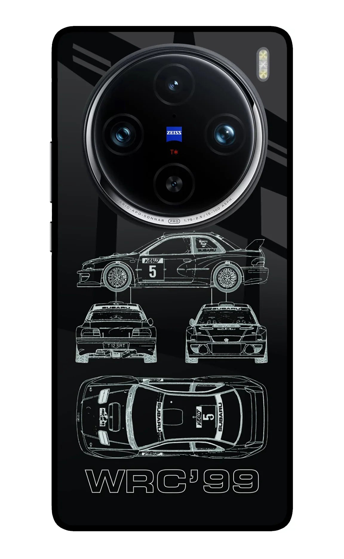 WRC'99 Vivo X100 Pro Glass Case
