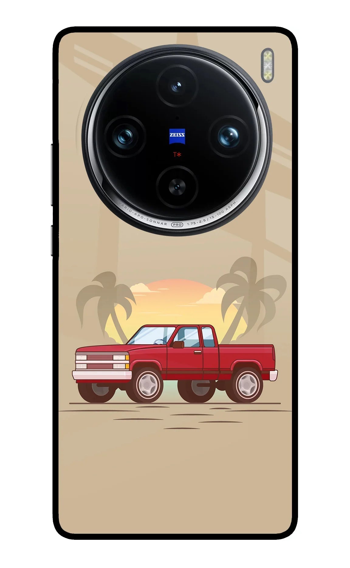Desert Classic Drive Vivo X100 Pro Glass Case