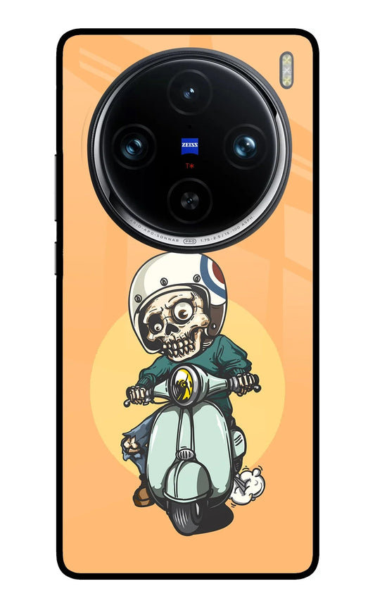 Undead Biker Vivo X100 Pro Glass Case
