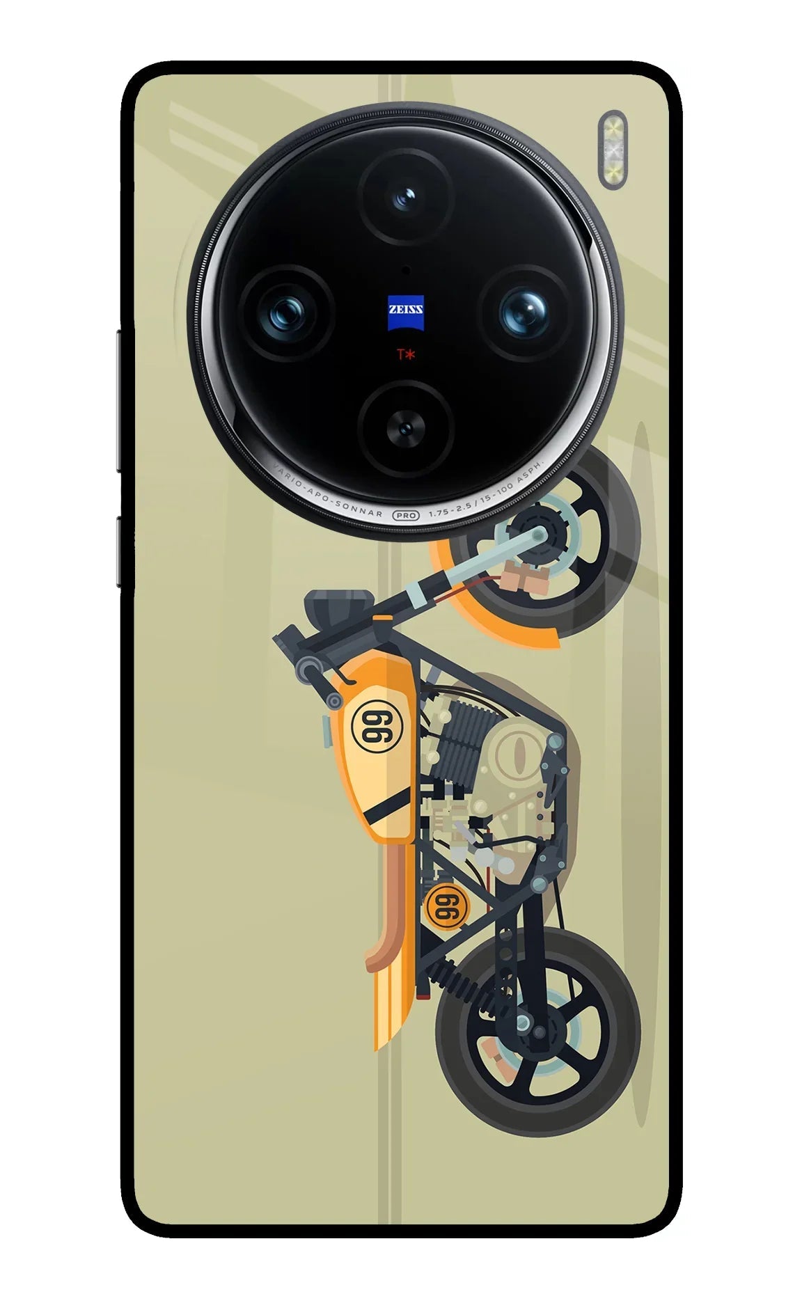 Vertical Speedster Vivo X100 Pro Glass Case