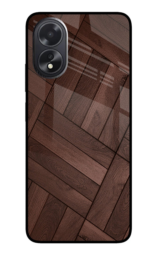 Wooden Texture Design Oppo A18/Oppo A38 Back Cover