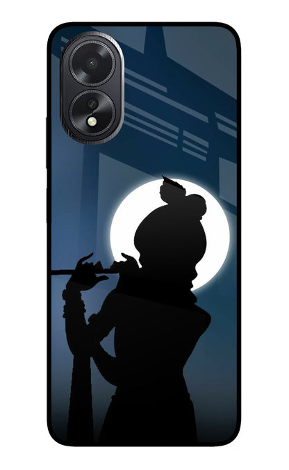 Shri Krishna Silhouette Oppo A18/Oppo A38 Back Cover