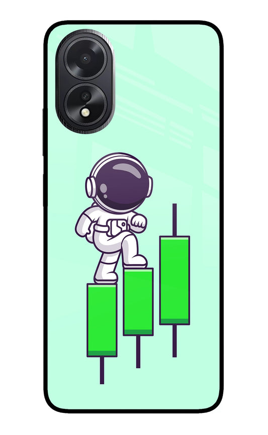 Astronaut Trader Oppo A18/Oppo A38 Glass Case