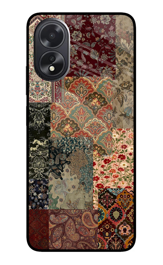 Desi Print Oppo A18/Oppo A38 Glass Case