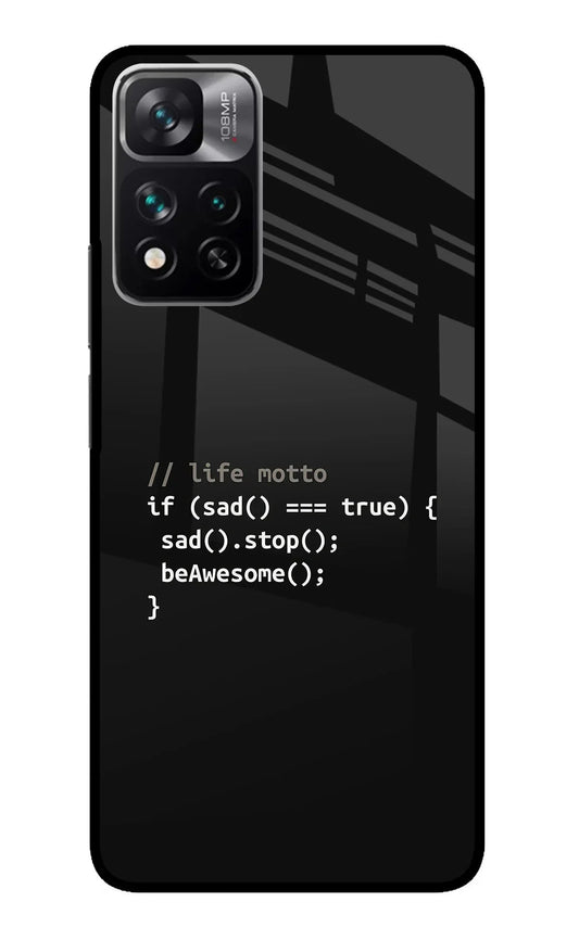 Life Motto Code Redmi Note 13 Pro 5G Back Cover