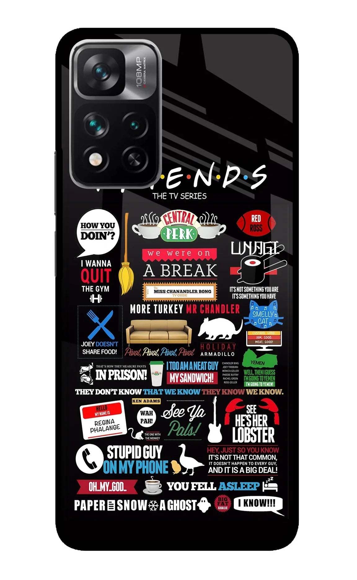 FRIENDS Redmi Note 13 Pro 5G Back Cover