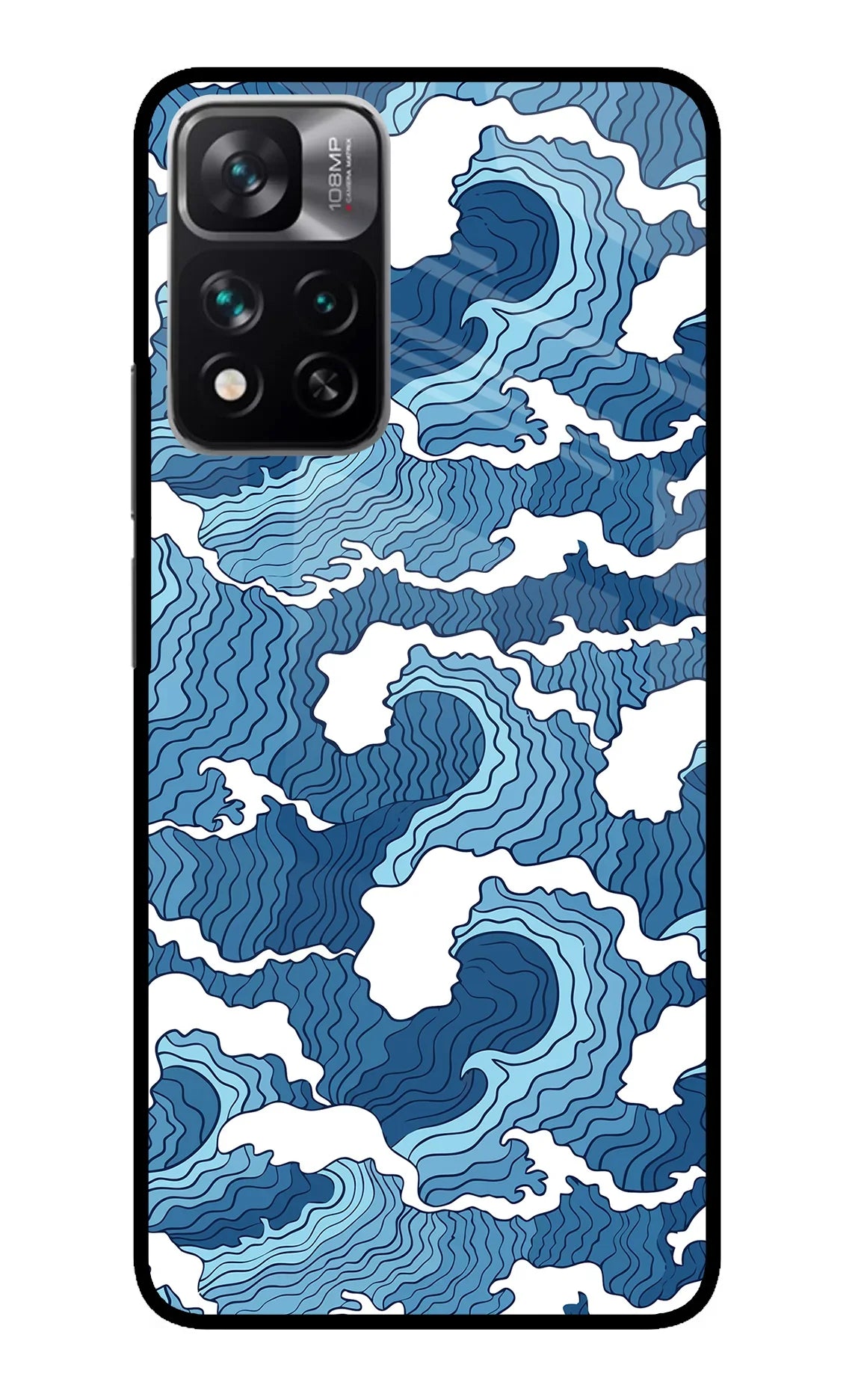 Blue Waves Redmi Note 13 Pro 5G Back Cover