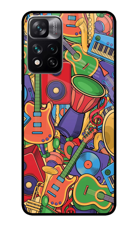Music Instrument Doodle Redmi Note 13 Pro 5G Glass Case