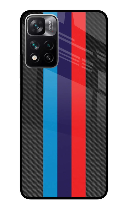 BMW Stripes Pattern Redmi Note 13 Pro 5G Glass Case