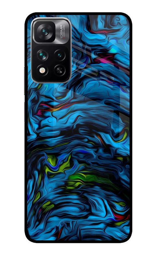 Dark Blue Abstract Redmi Note 13 Pro 5G Back Cover