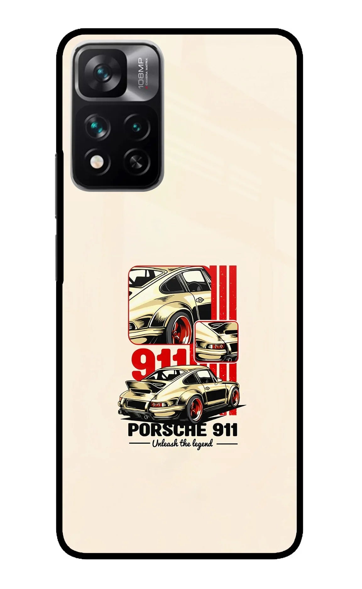 Classic Porsche 911 Redmi Note 13 Pro 5G Glass Case