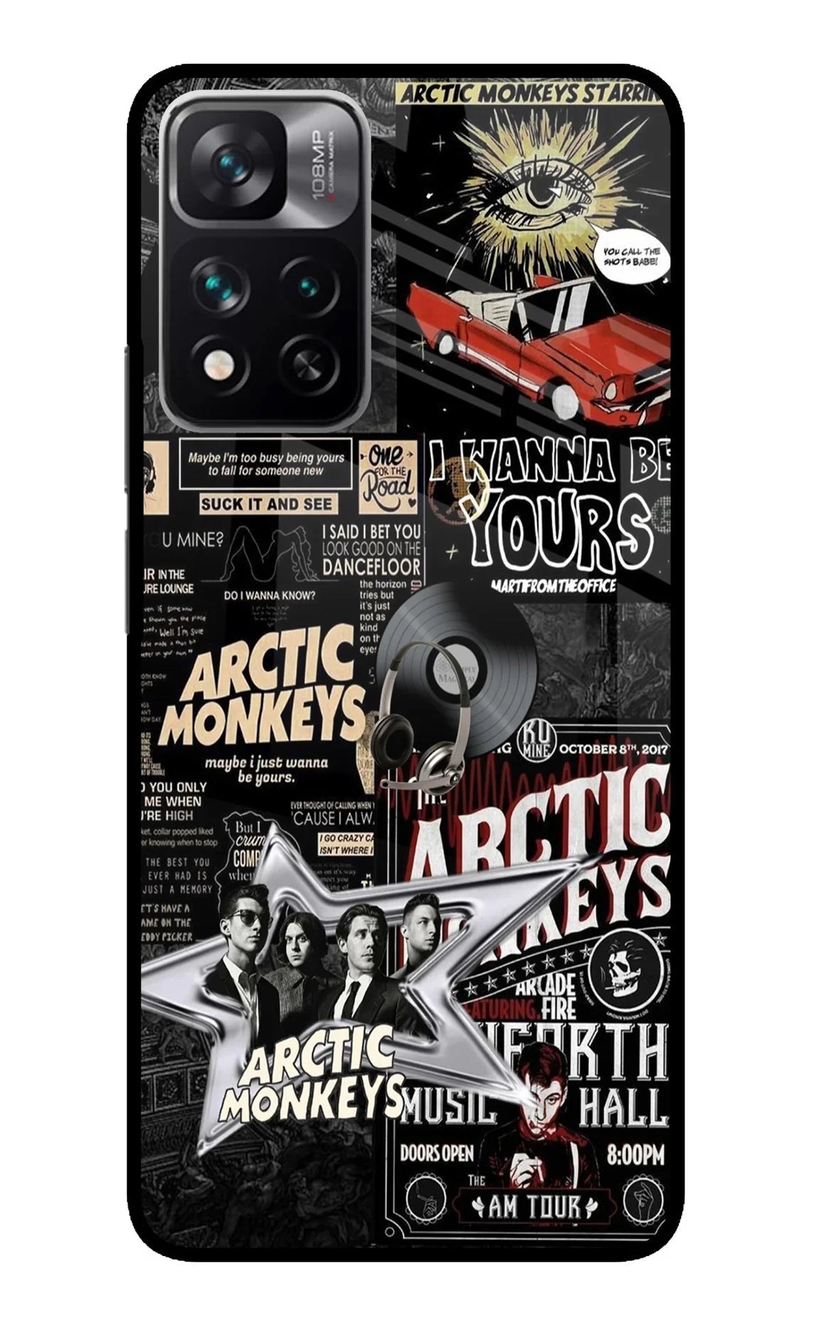 Arctic Monkeys Redmi Note 13 Pro 5G Glass Case