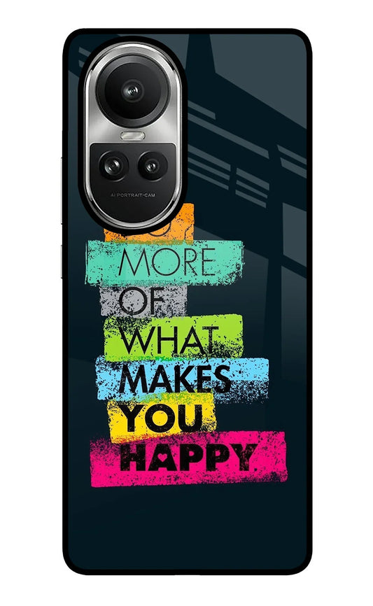 Do More Of What Makes You Happy Oppo Reno10 5G/10 Pro 5G Back Cover