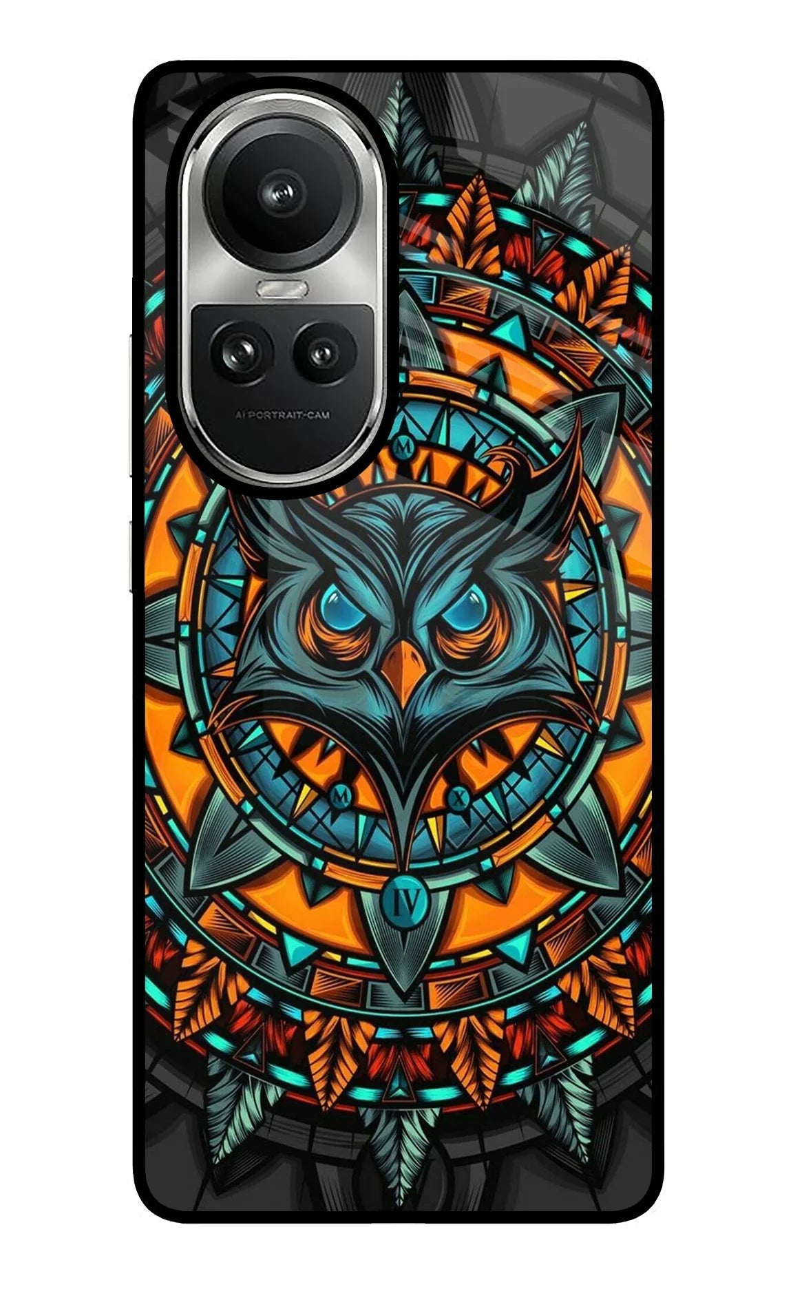 Angry Owl Art Oppo Reno10 5G/10 Pro 5G Back Cover