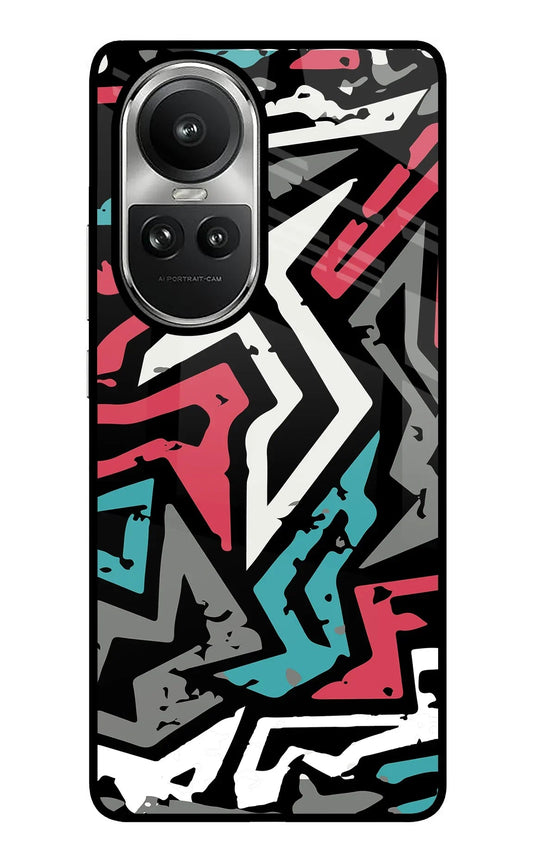 Geometric Graffiti Oppo Reno10 5G/10 Pro 5G Back Cover