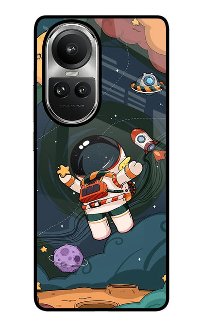 Cartoon Astronaut Oppo Reno10 5G/10 Pro 5G Back Cover