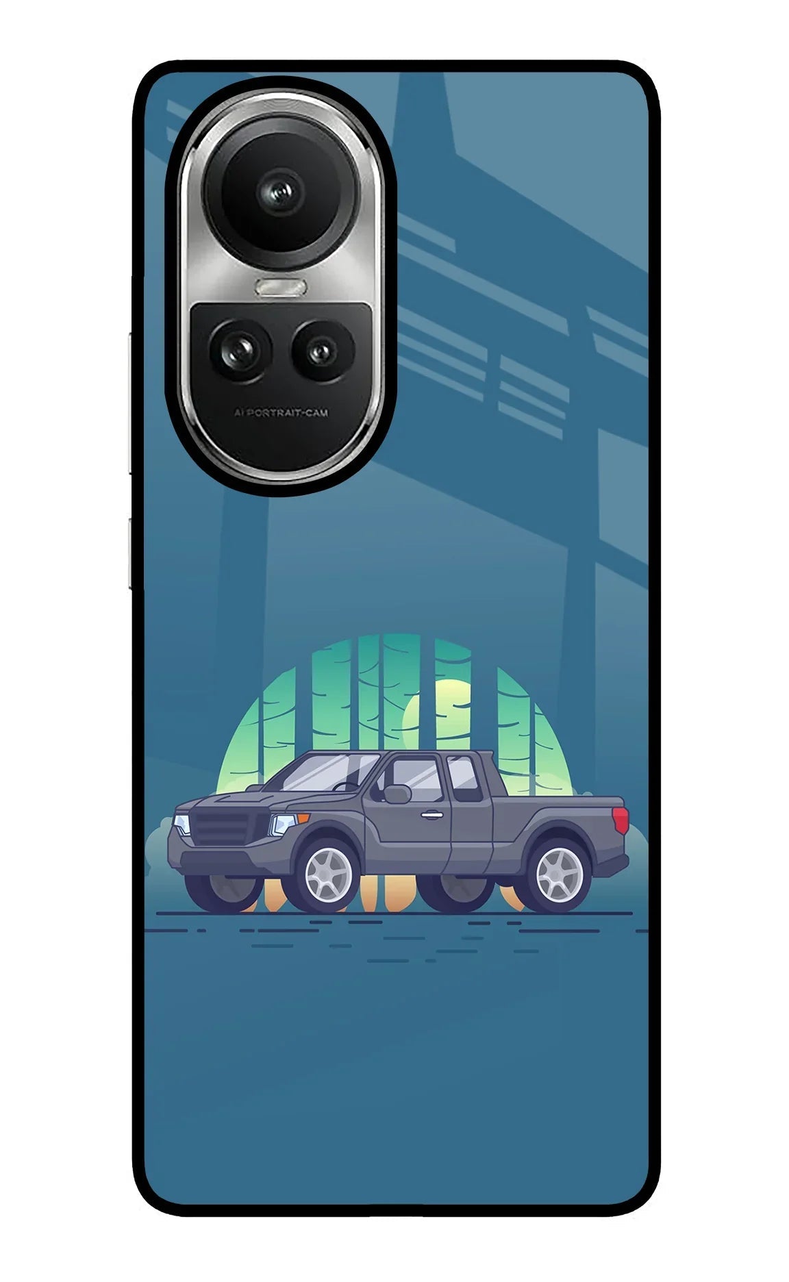 Retro Garage Vibe Oppo Reno10 5G/10 Pro 5G Glass Case